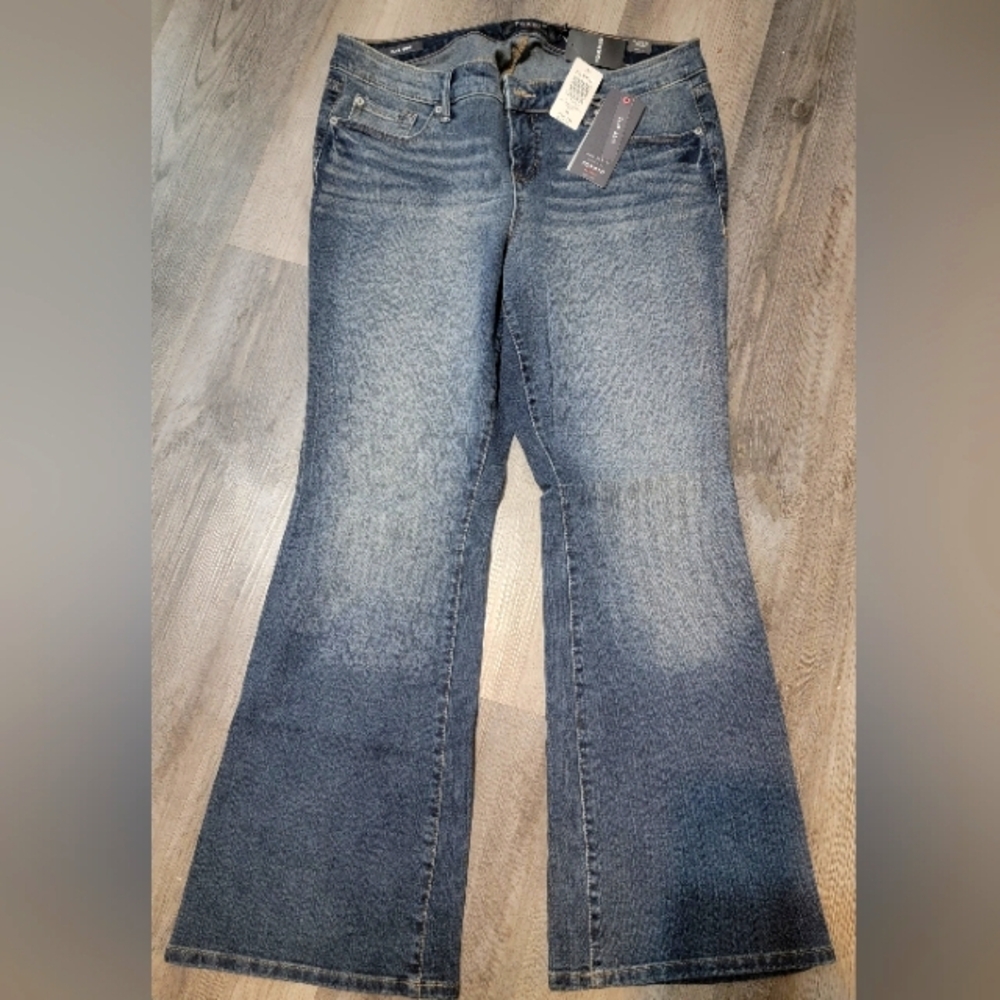 Torrid Dark Blue Flare Jeans